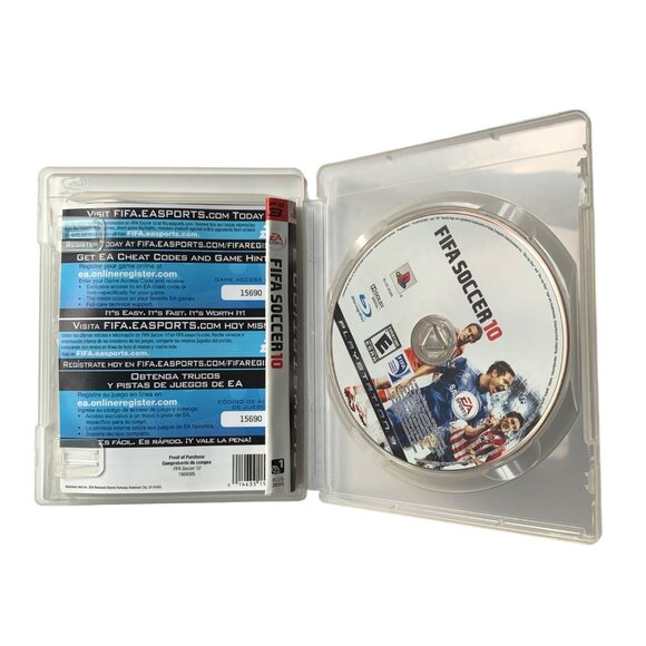 PS3 Fifa Soccer 10 EA Sports Game Disc Manual and Case - Picture 2 of 3